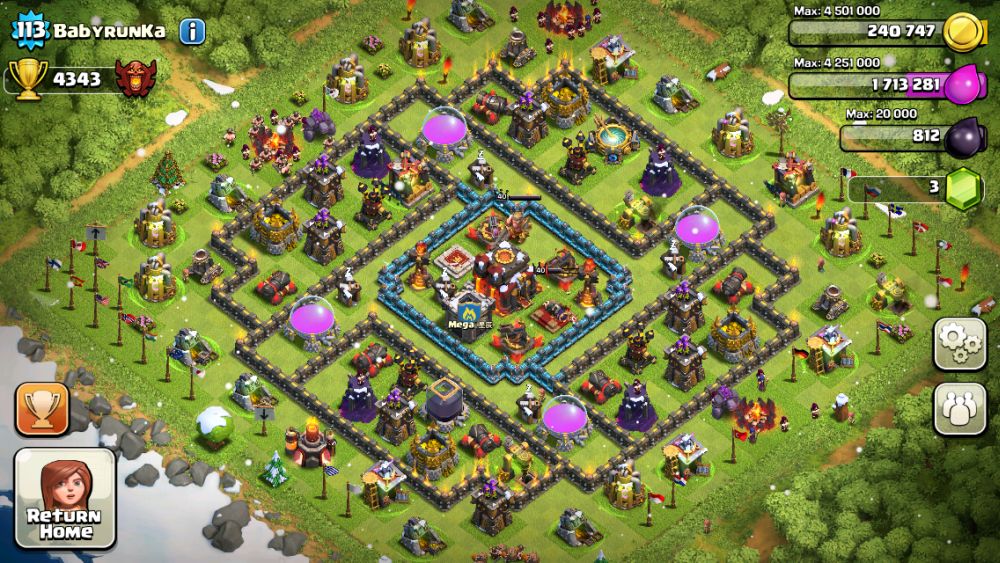 Aperçu de Clash of Clans sur PC